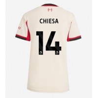 Liverpool Federico Chiesa #14 Vonkajší Ženy futbalový dres 2025-26 Krátky Rukáv